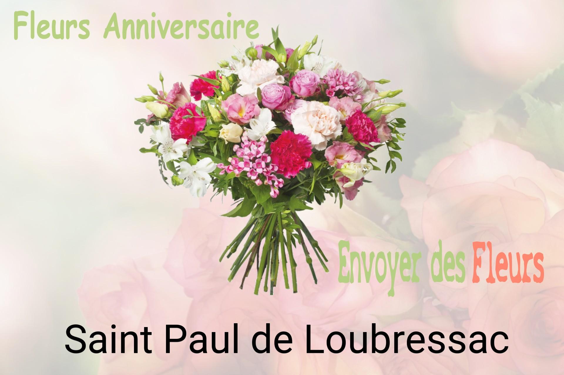 Bouquet de fleurs d’anniversaire livré à Saint-Paul-de-Loubressac