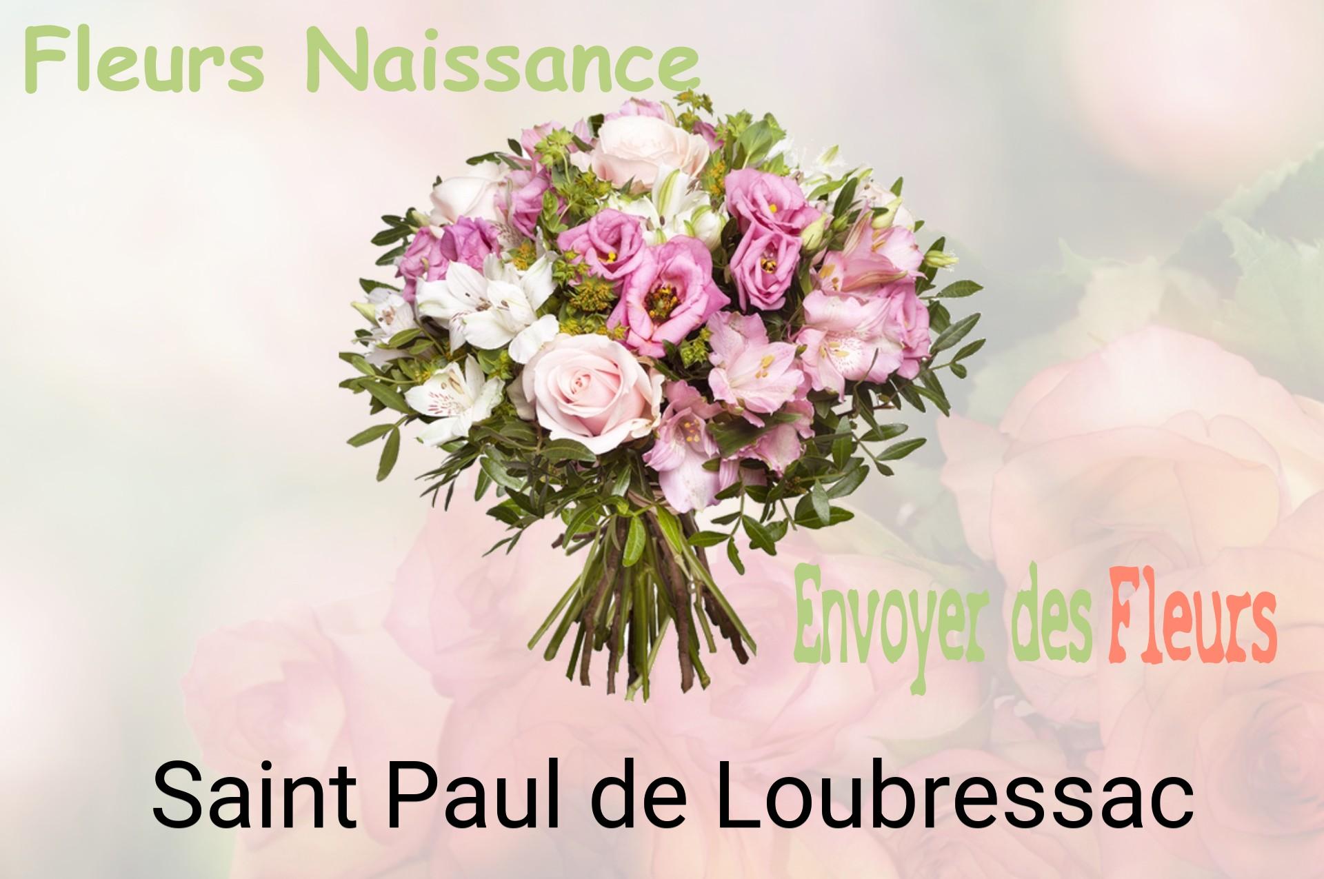 Bouquet de fleurs de naissance livré à Saint-Paul-de-Loubressac